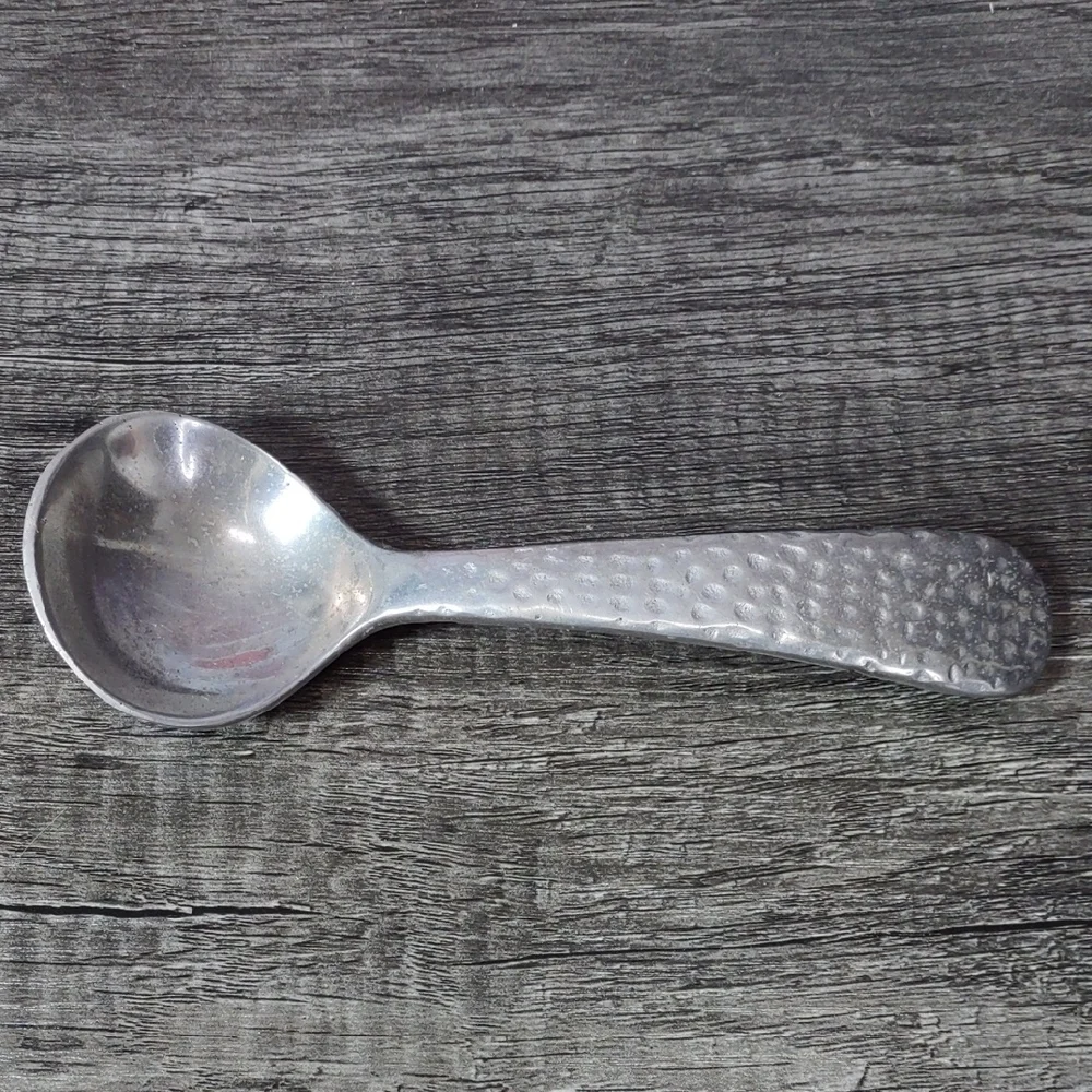 Mexican Pewterware Serving Spoon